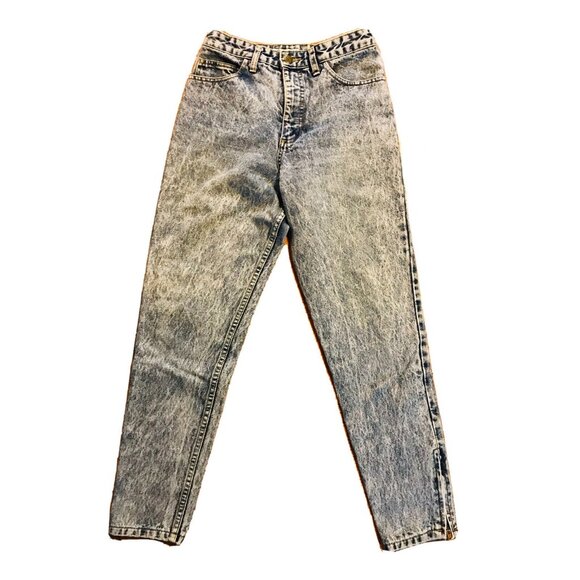 Vintage Georges Marciano Acid Wash Guess Jeans Style 2015 High Waist Mom Size 28 - Picture 1 of 12